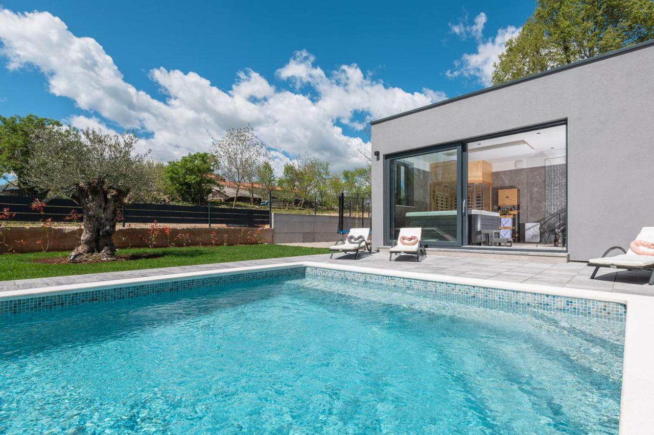 Green Luxury II With Heated Pool, Jacuzzi & Sauna Ruzici  Luaran gambar